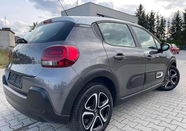 Citroen C3 cena 58900 przebieg: 10000, rok produkcji 2022 z Leszno małe 407